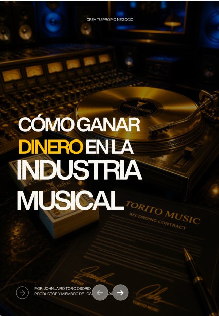 Portada: Cómo ganar dinero en la industria musical