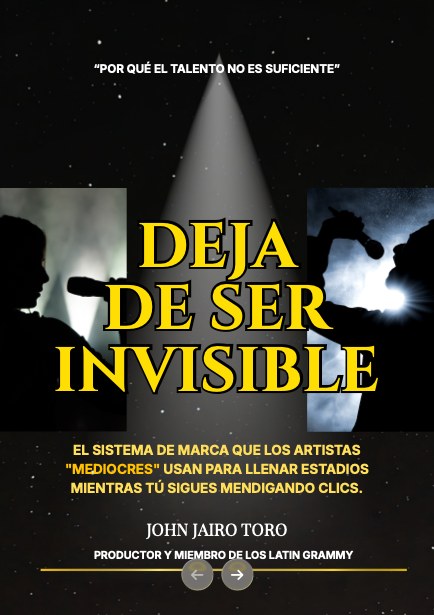 Portada: Deja de ser invisible